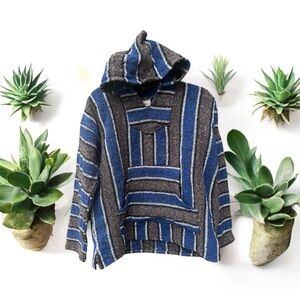 Franks Textiles Vintage Baja Hoodie Size Large